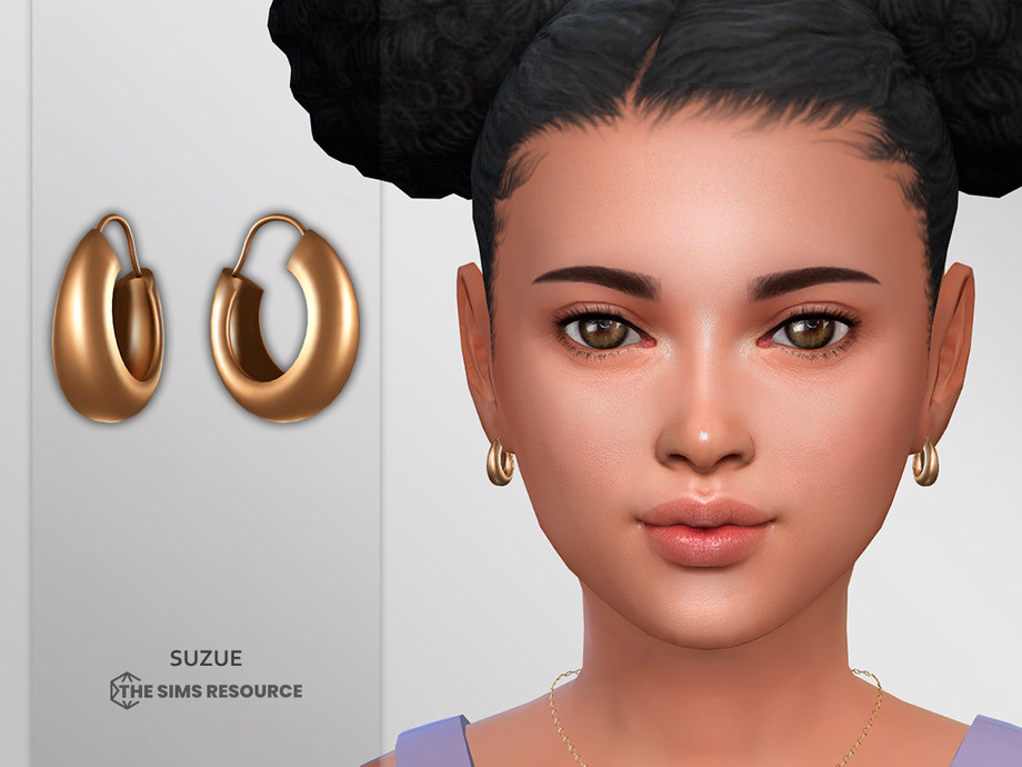 Pendientes de aro Vera para niña